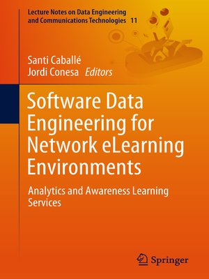 cover image of Software Data Engineering for Network eLearning Environments